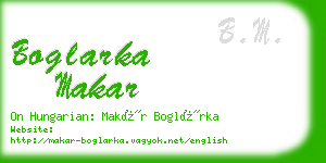 boglarka makar business card